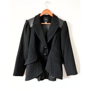 Smythe Rifle-Patch Riding Equestrian Blazer Black Size 12